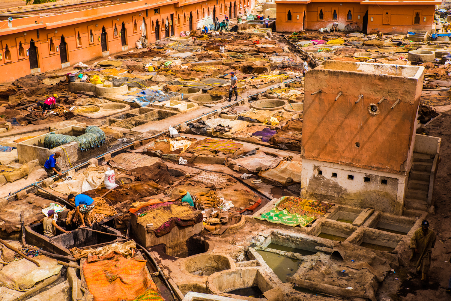 Tanneries de Marrakech Tanneries de Marrakech