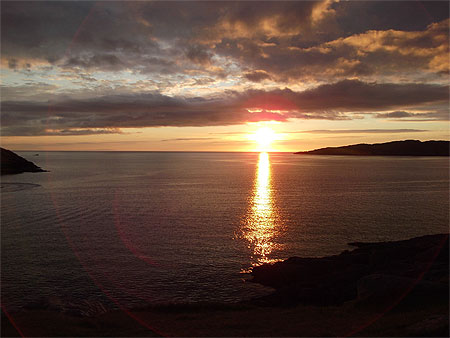 Coucher de Soleil sur Achmelvich Coucher de Soleil sur Achmelvich