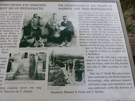 Histoire de la découverte du site de Knossos