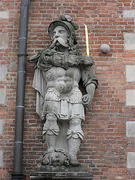 Statue de David et Goliath