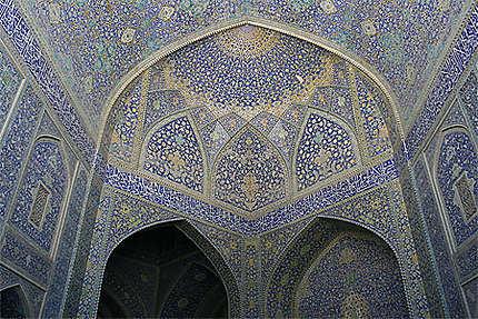 Plafond de la mosquée de l'Imam