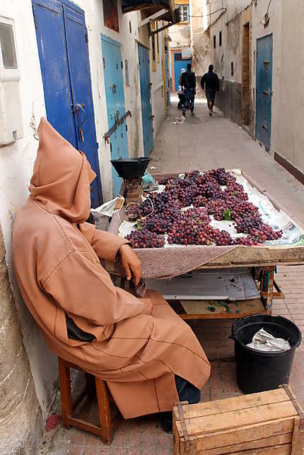 Vendeur de raisin