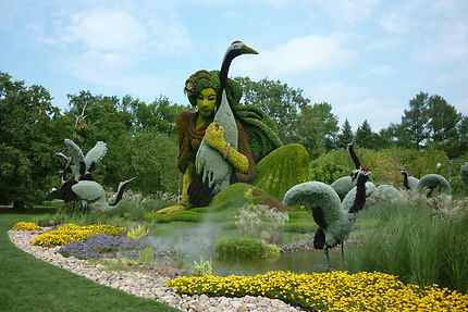 Sculptures végétales à Montreal