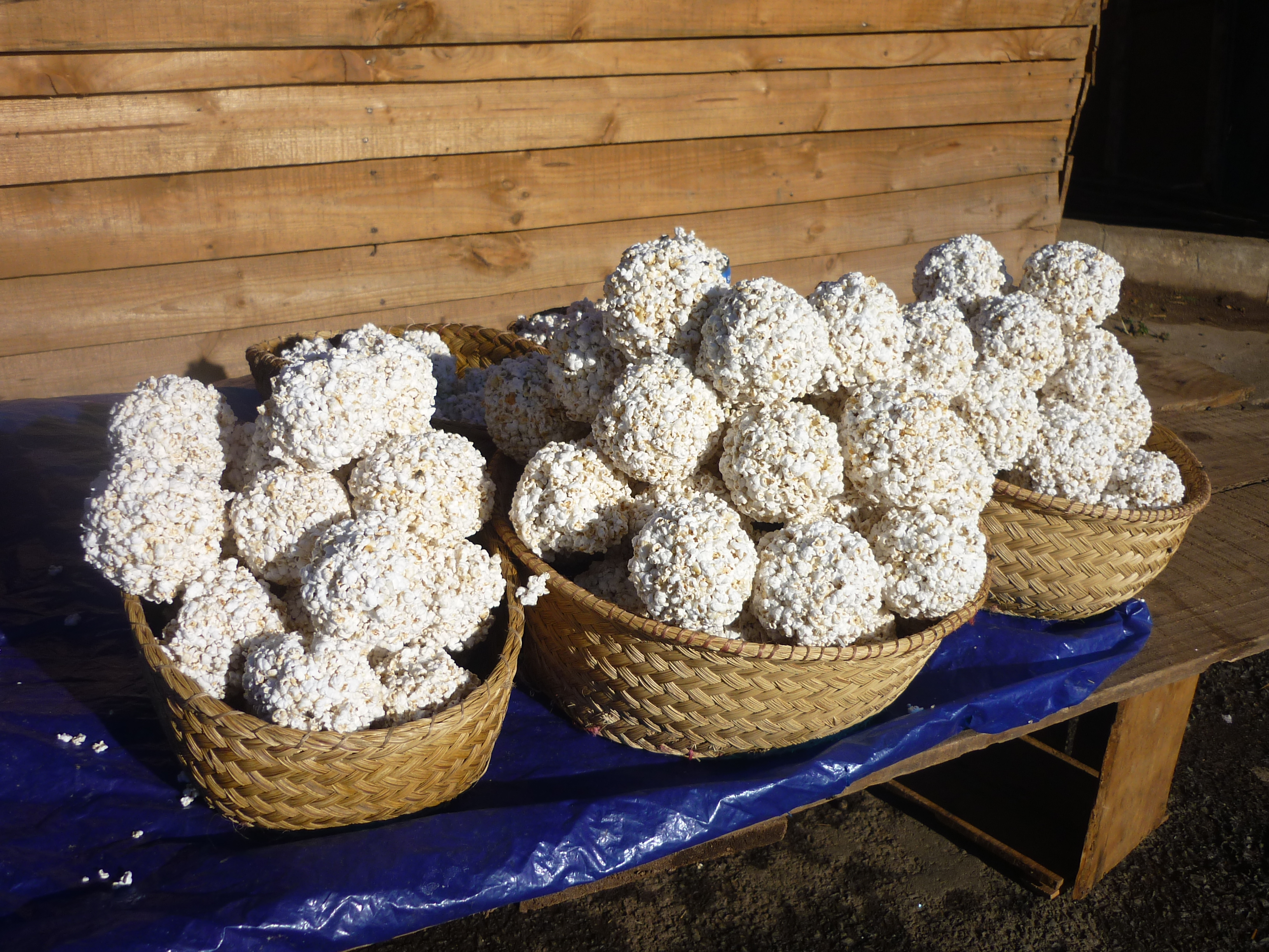 Boules de pop corn Boules de pop corn