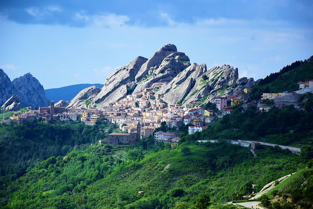 Pietrapertosa, village dans les montagnes