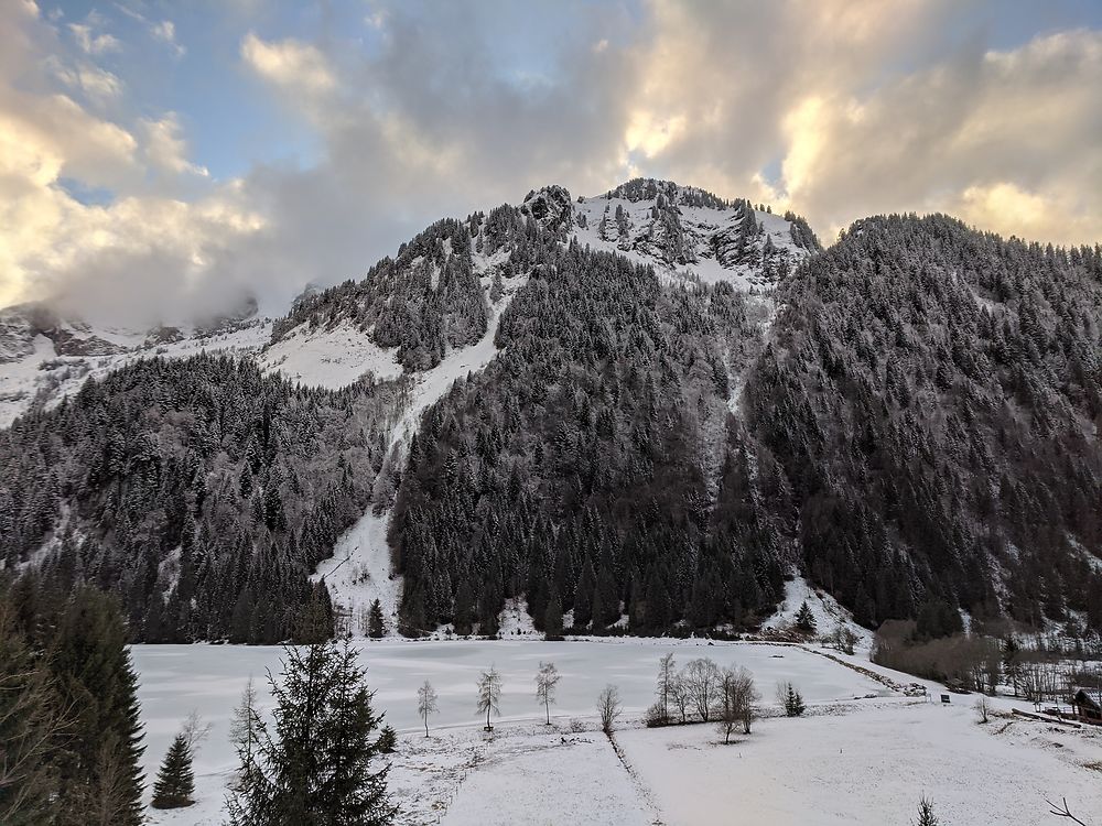 Splendide lac des Plagnes