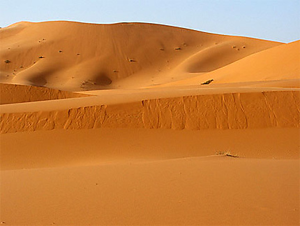 Vue sur une dune à Merzouga