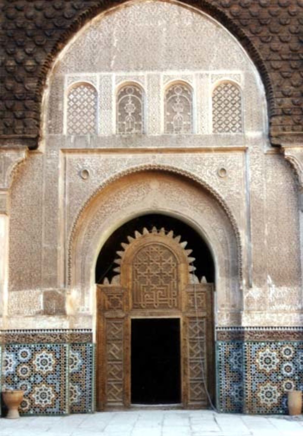 Entrée de la médersa Ben Youssef