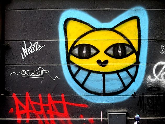 Street Art Mr Chat Street Art 11 me Arrondissement Paris 