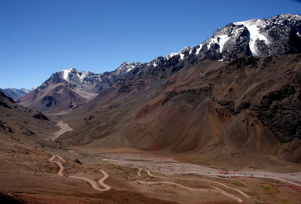 Route Mendoza Santiago du Chili