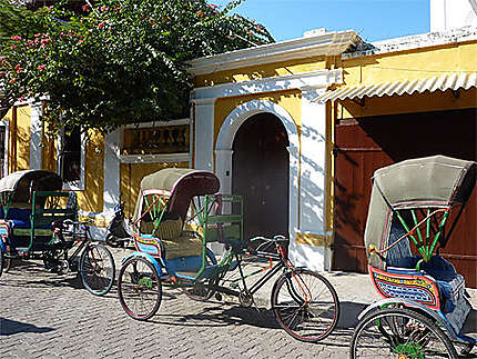 Rickshaw à Pondichéry