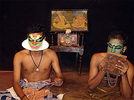Maquillage du Kathakali