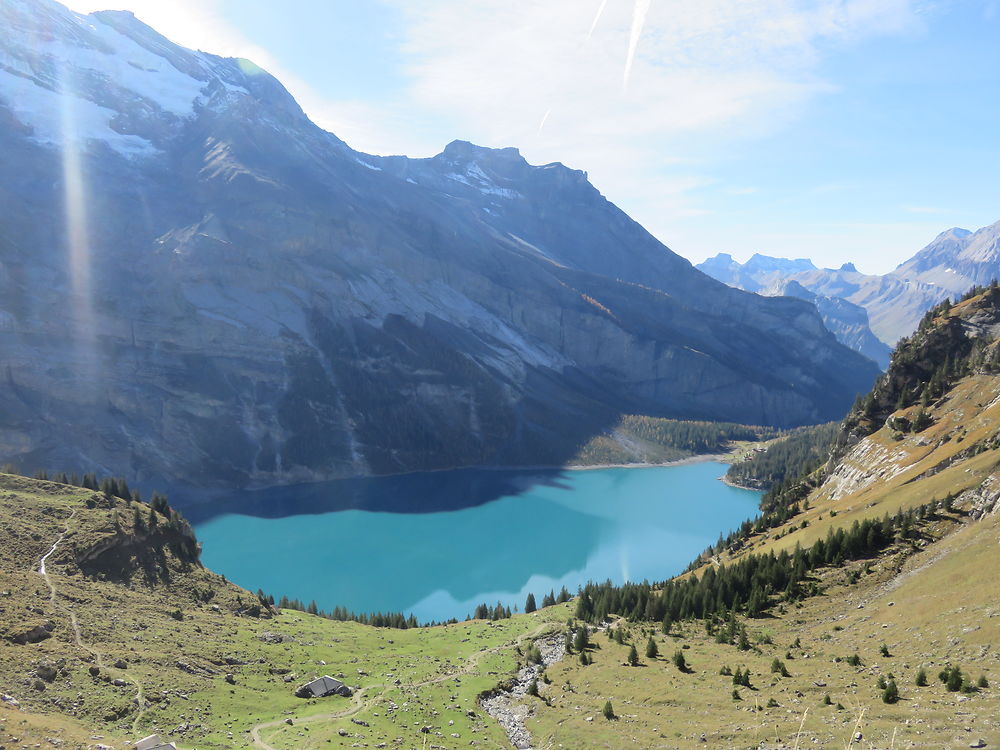 Lac Oeschinen à Kandersteg, Suisse