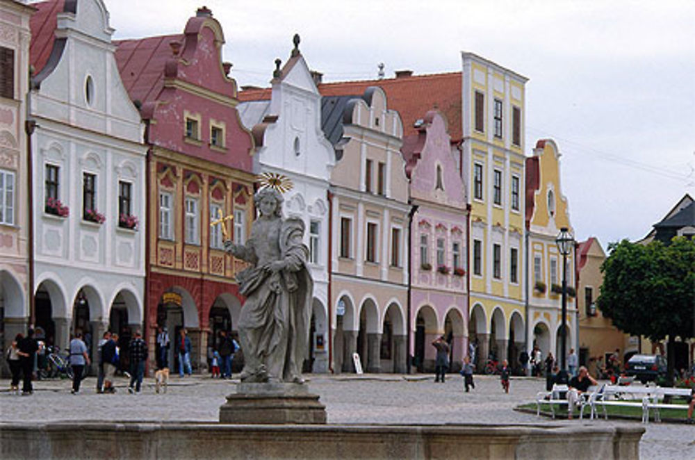 Façades de Telc