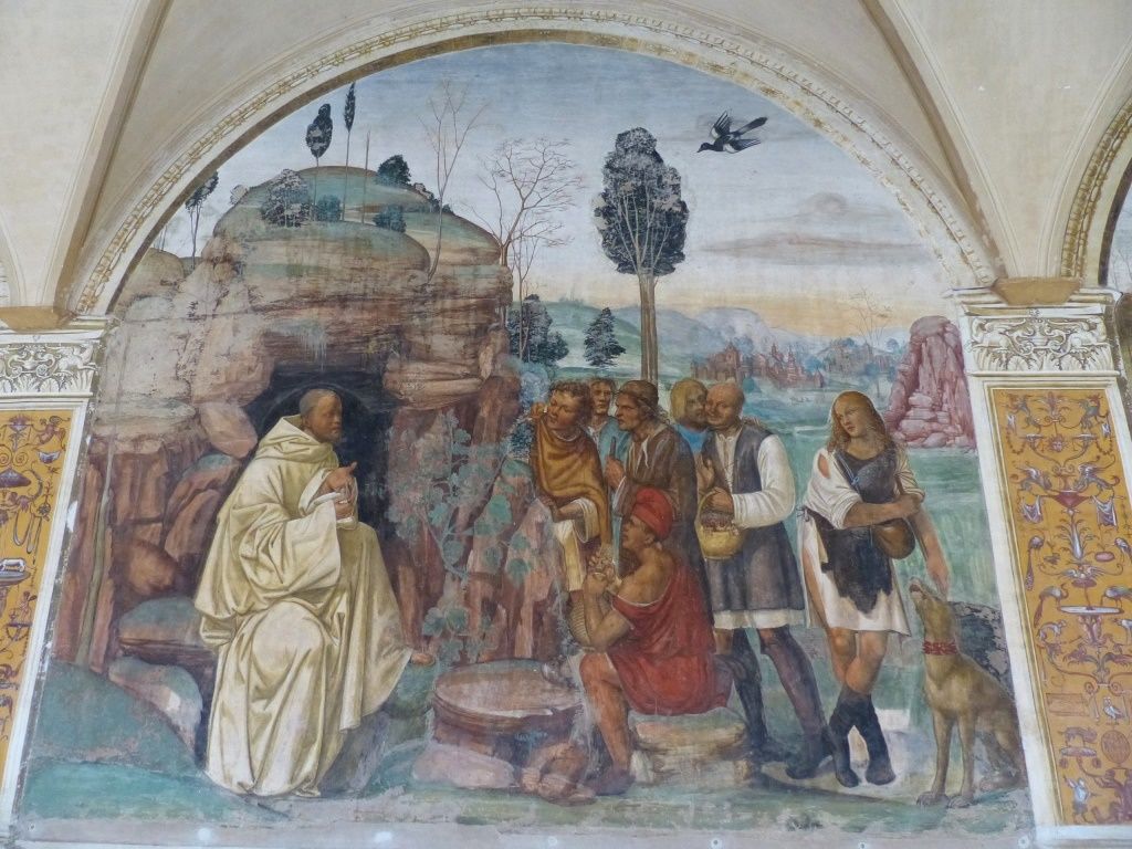 Fresque abbazzia di Monte Oliveto Maggiore