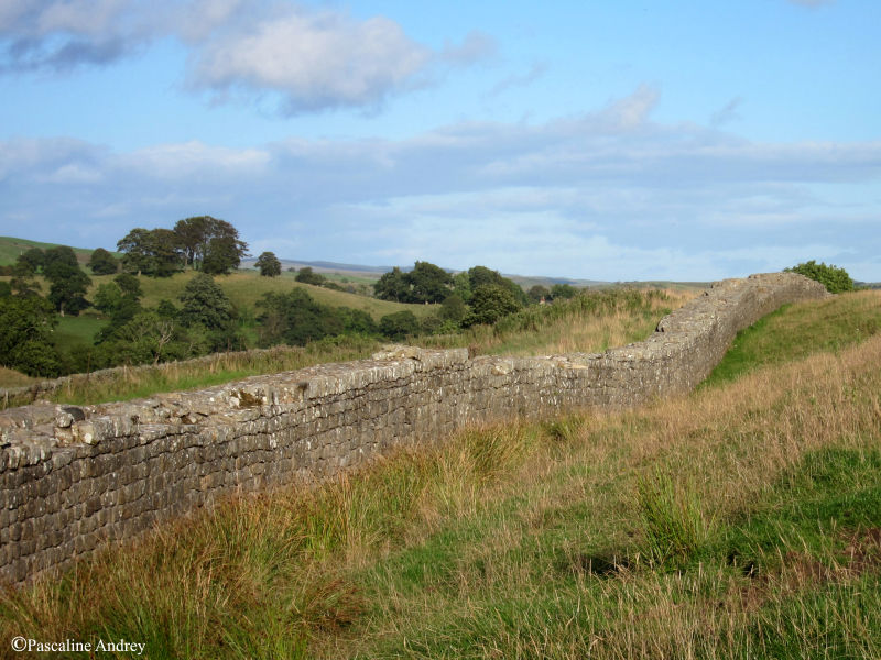 Randonnée le long du mur d'Hadrien