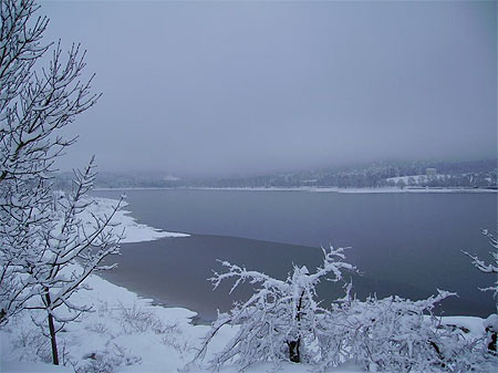 St Férréol sous la neige St Férréol sous la neige