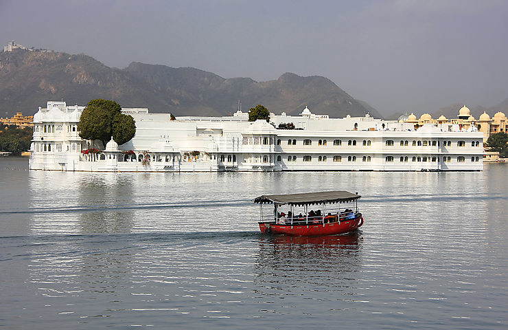 Coup de cœur : la vue sur le lac et le Lake Palace Hotel 