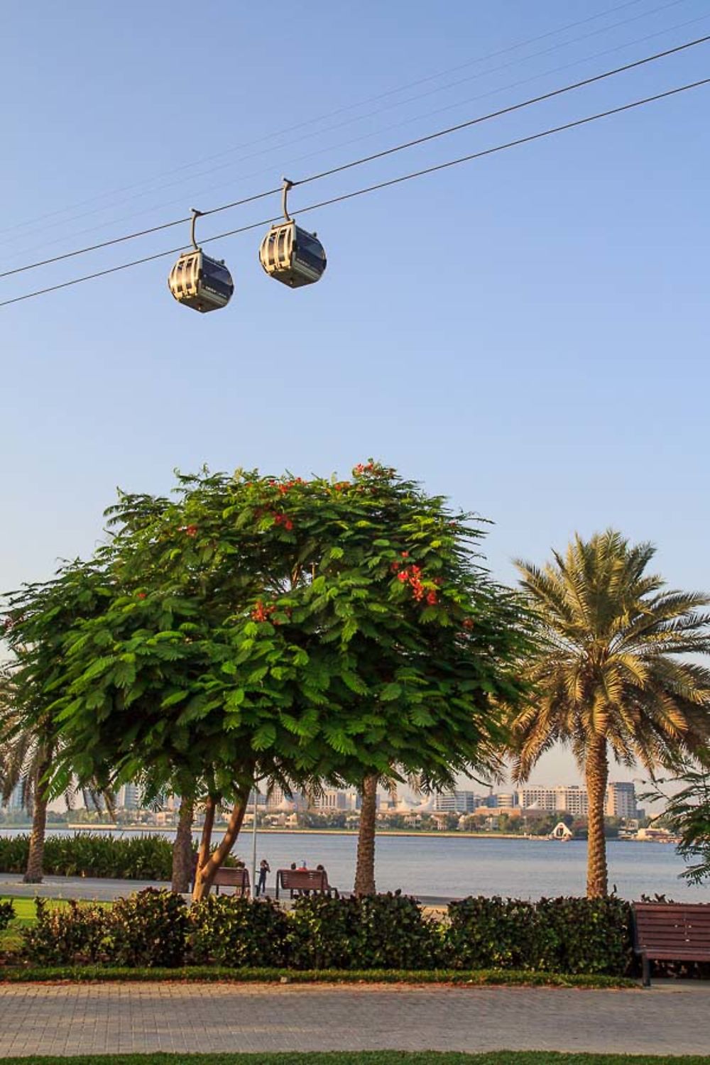 Le téléphérique de Dubaï Creek Park