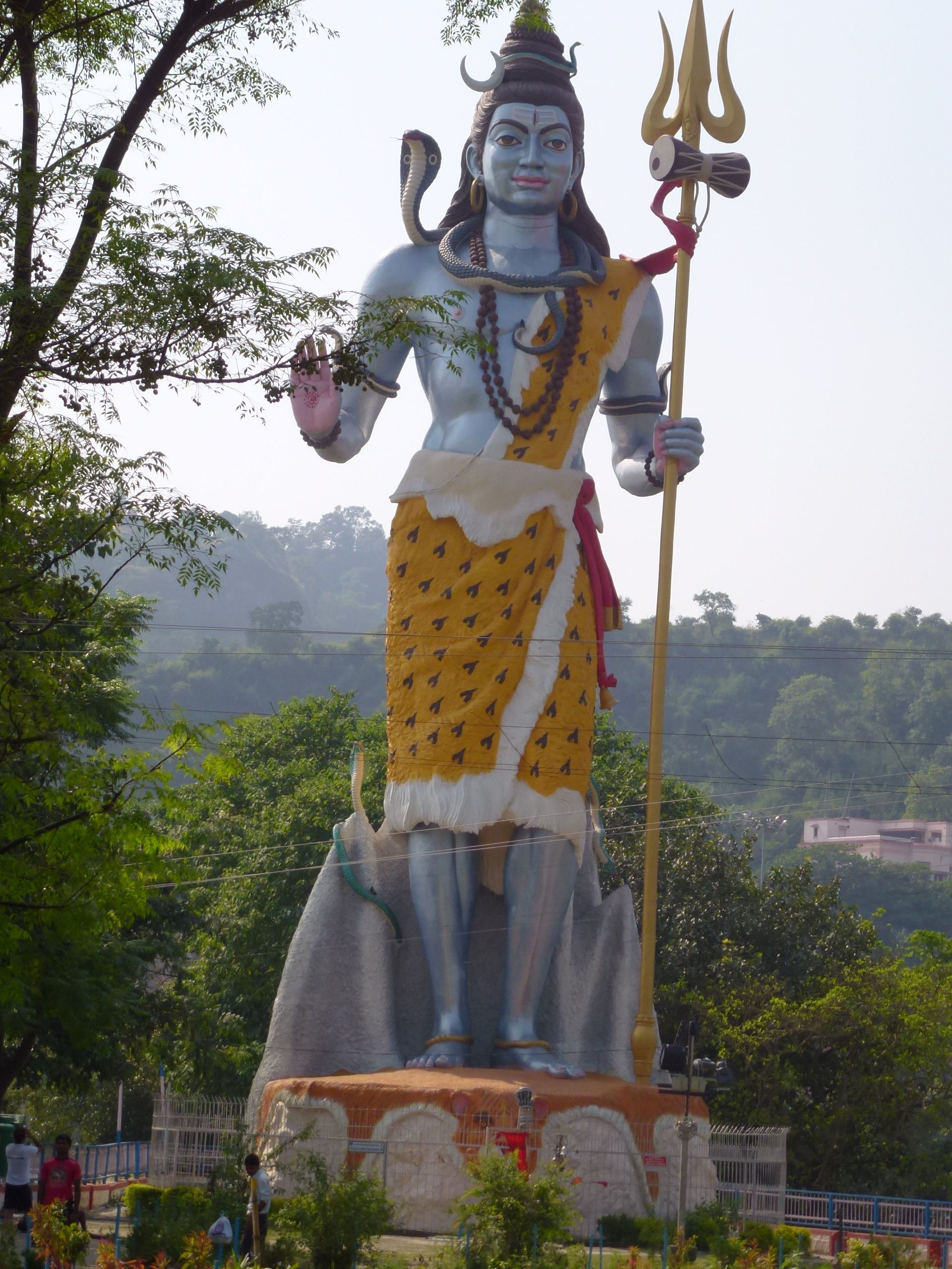L'immense statue de Shiva à Haridwar