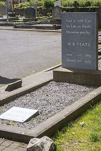 La tombe de William Butler Yeats 