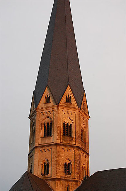 Münster au coucher du soleil