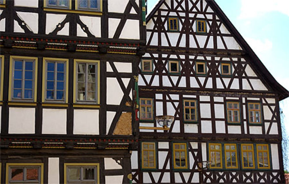 Des maisons à colombages