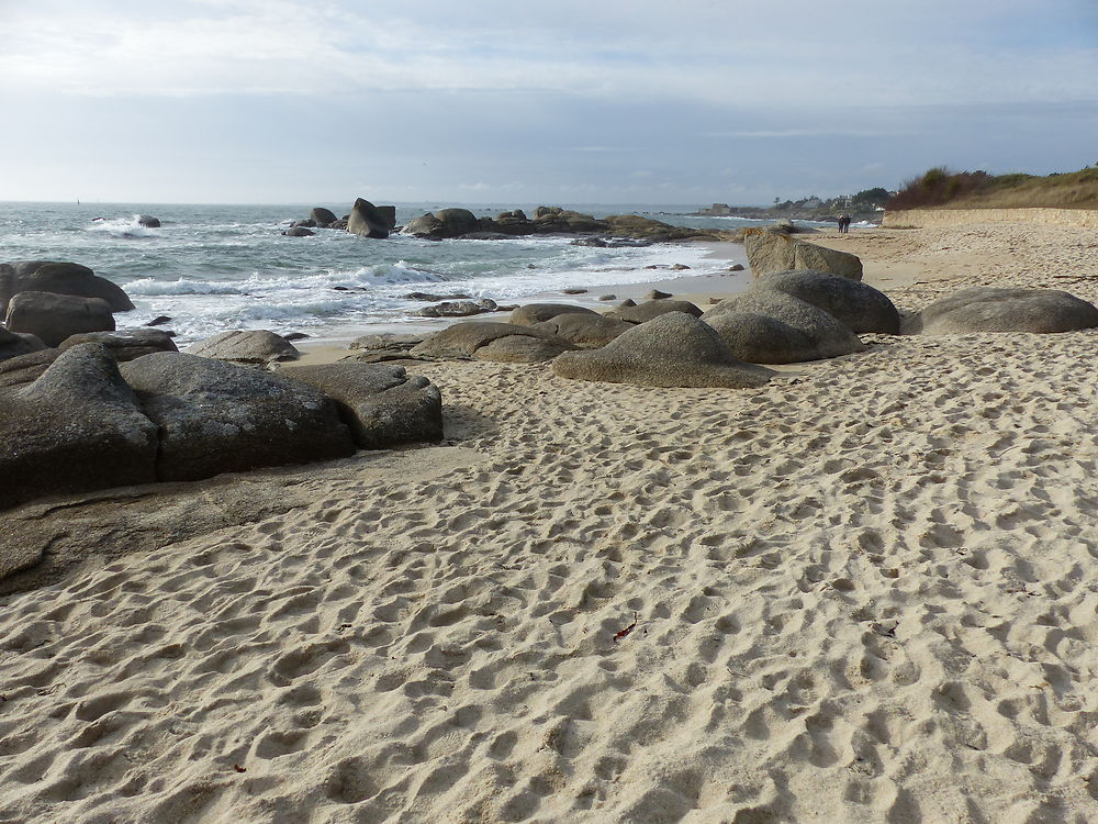 La belle Plage de sable blond 