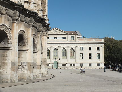 Le centre de Nîmes