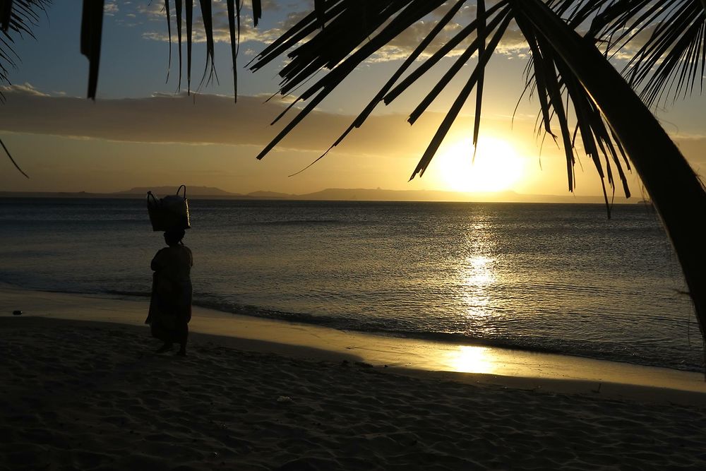 Coucher de soleil à Ramena