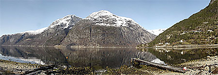 Eidfjorden depuis Eidfjord