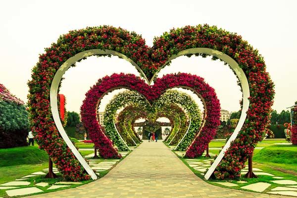 Le jardin miracle - le chemin des amoureux