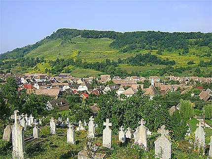 Cimetière et village de Biertan