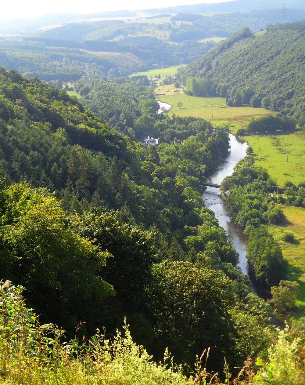 La vallée de l'Ourthe