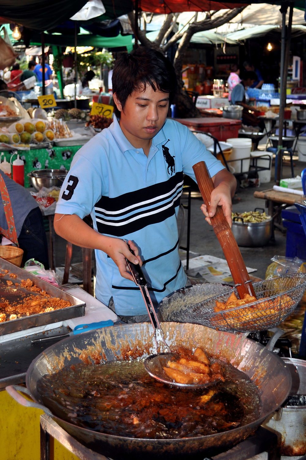 Friture dans la rue