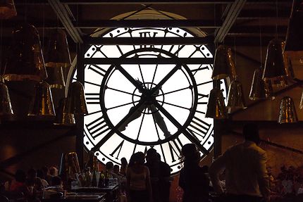 Musée d'Orsay, l'horloge du café Campana