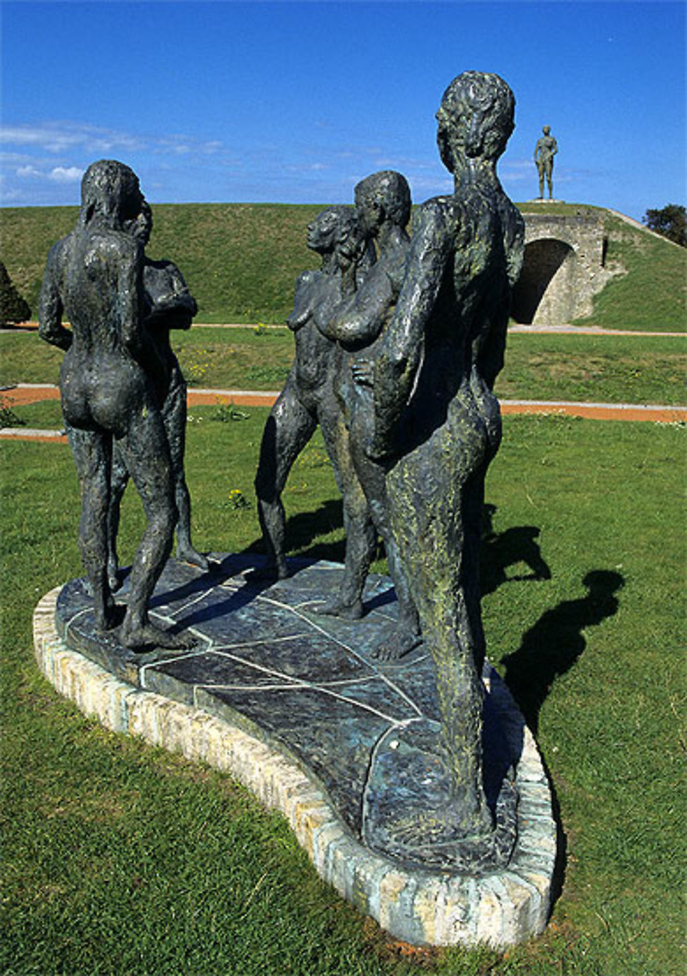 Sculpture moderne, citadelle, Gravelines