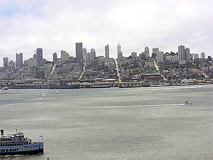 San Francisco et ses longues rues droites
