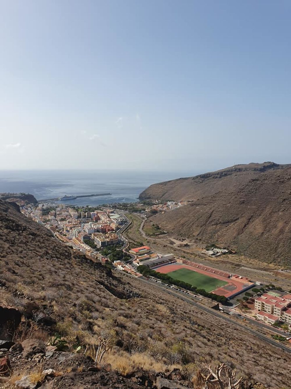 Sur les hauteurs de San Sébastian de la Gomera