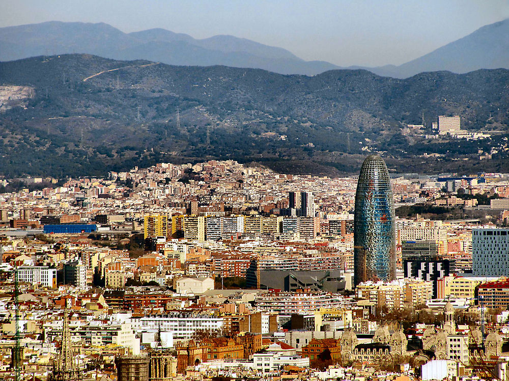 Vue sur Barcelone