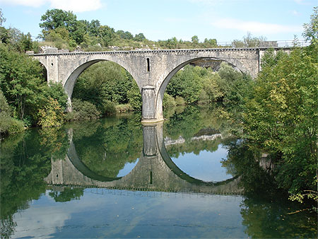 Le pont de Cleron dans le Jura Le pont de Cleron dans le Jura