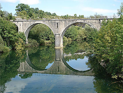 Le pont de Cleron dans le Jura