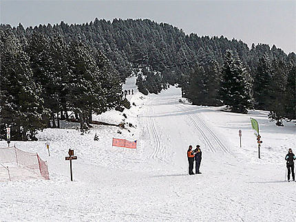 Ski de fond à Beille