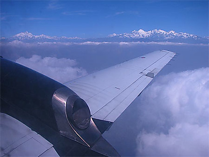 Dans les airs entre Kathmandou et Pokhara