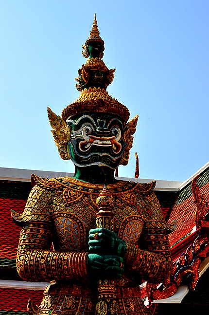 Statue au temple royal