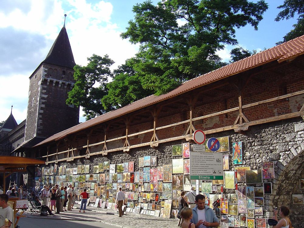 Cracovie : porte Florian