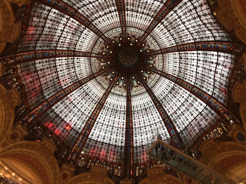 La verrière des Galeries Lafayette