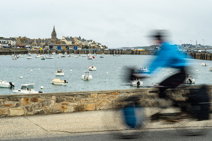 Bretagne - Une carte gratuite sur le Finistère à vélo