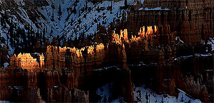 Coucher de soleil sur Bryce Canyon