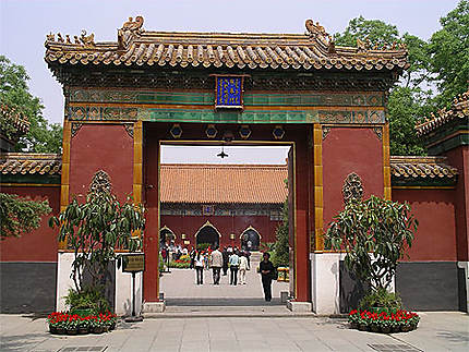 Portail de la lamasserie tibétaine de Pékin